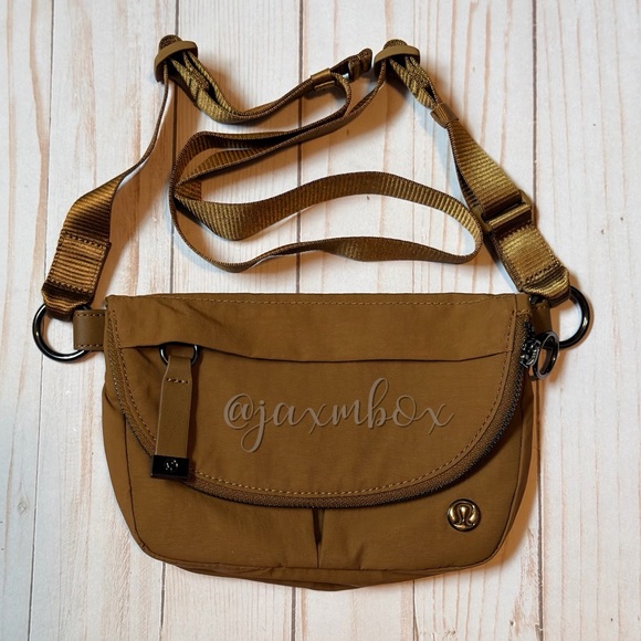 lululemon athletica Handbags - Lululemon All Night Festival Bag *Micro Burnt Caramel